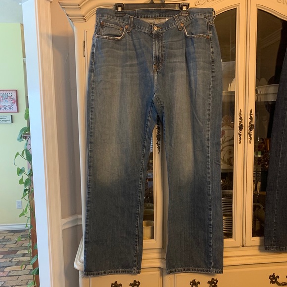 Lucky Brand Loose Fit Mechanic Bootcut Jeans 38